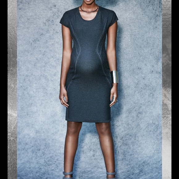 Blue maternity dress - Picture 1 of 5